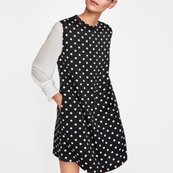 Zara Polka Dot Dress - Picture 1 of 7